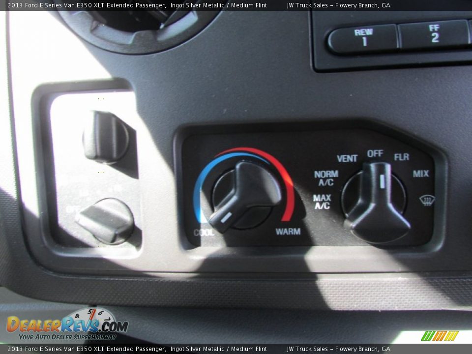 2013 Ford E Series Van E350 XLT Extended Passenger Ingot Silver Metallic / Medium Flint Photo #29