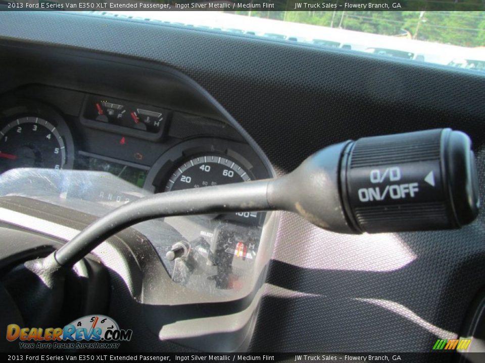 2013 Ford E Series Van E350 XLT Extended Passenger Ingot Silver Metallic / Medium Flint Photo #33