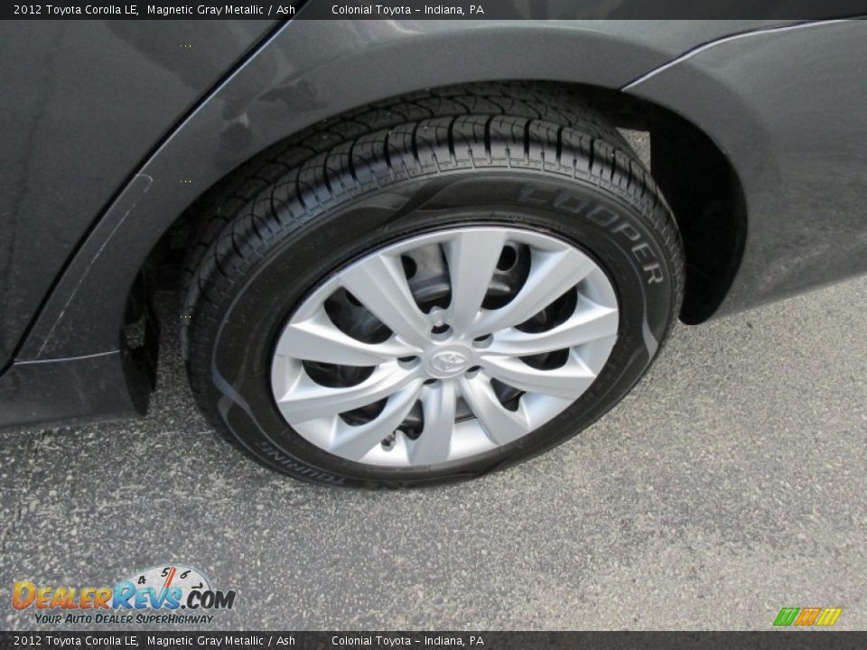 2012 Toyota Corolla LE Magnetic Gray Metallic / Ash Photo #3