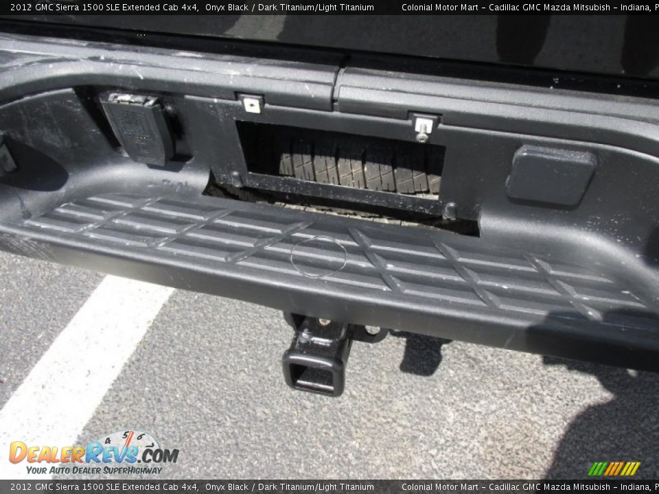 2012 GMC Sierra 1500 SLE Extended Cab 4x4 Onyx Black / Dark Titanium/Light Titanium Photo #7