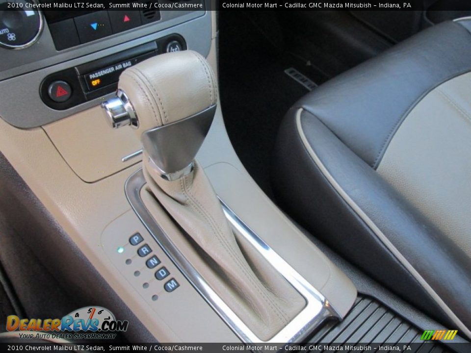 2010 Chevrolet Malibu LTZ Sedan Summit White / Cocoa/Cashmere Photo #15