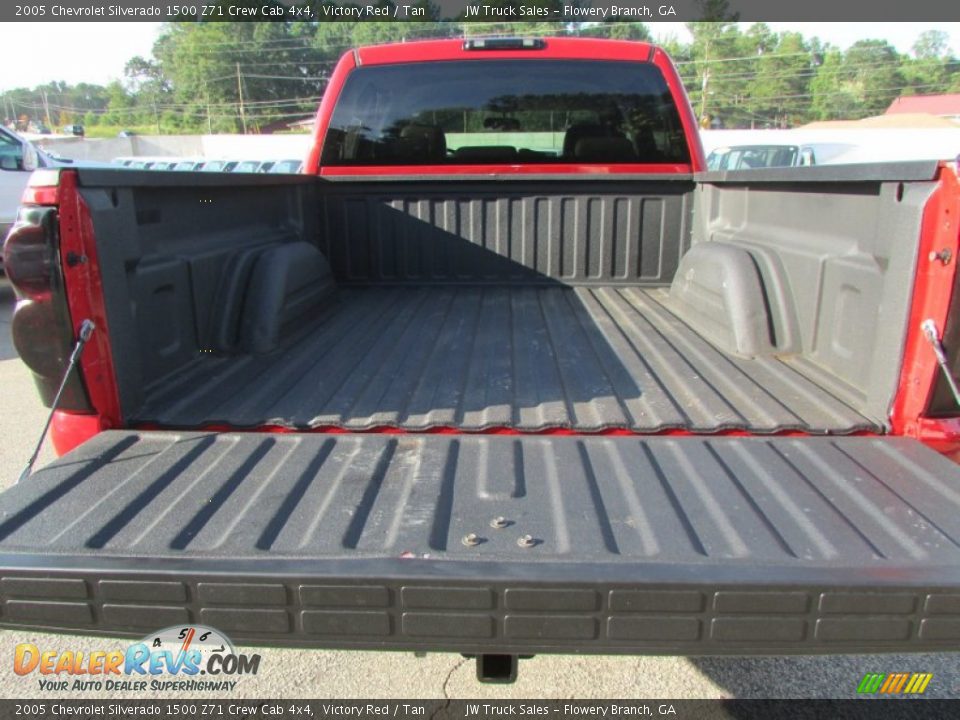 2005 Chevrolet Silverado 1500 Z71 Crew Cab 4x4 Victory Red / Tan Photo #6