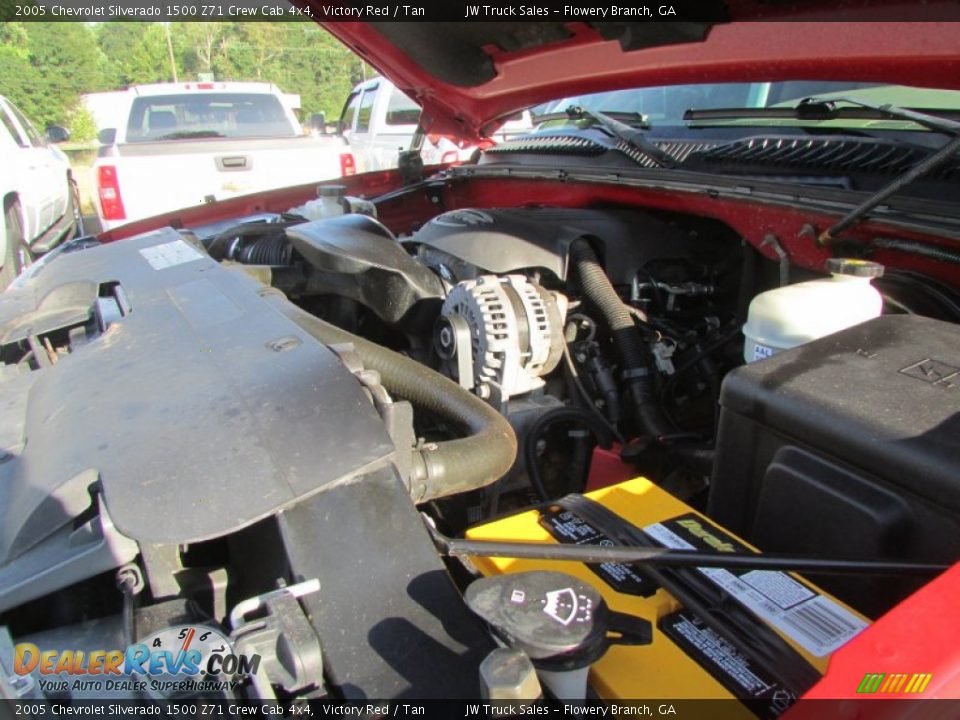 2005 Chevrolet Silverado 1500 Z71 Crew Cab 4x4 Victory Red / Tan Photo #10