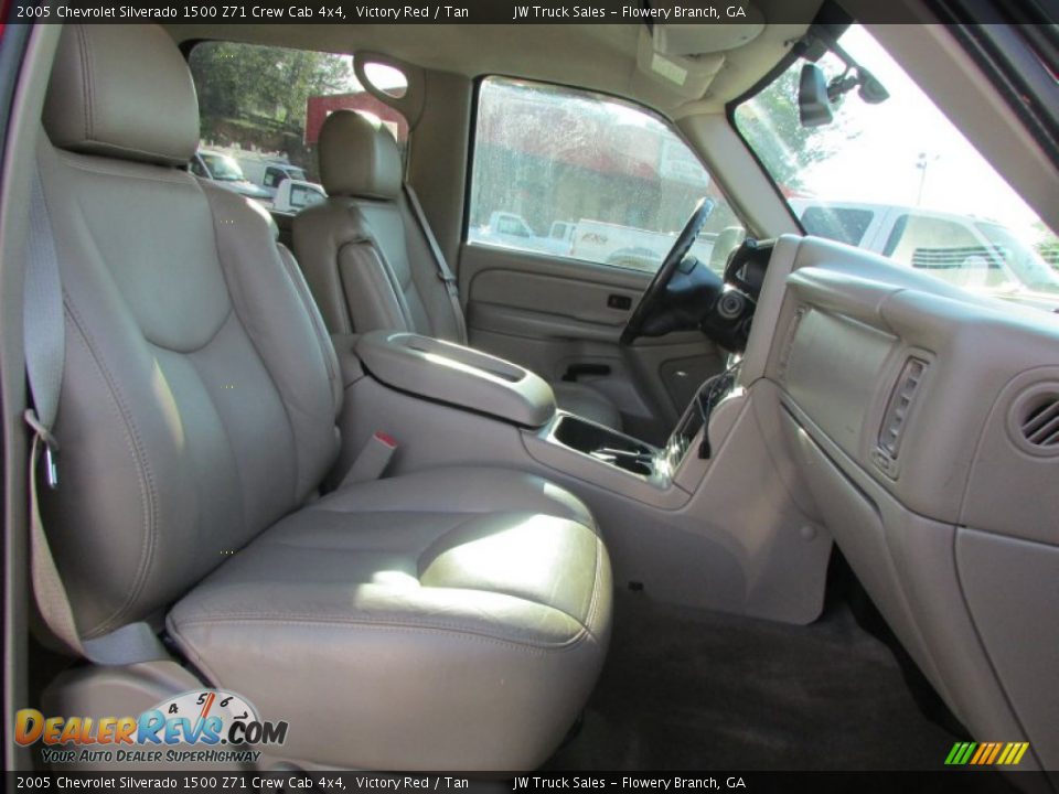 2005 Chevrolet Silverado 1500 Z71 Crew Cab 4x4 Victory Red / Tan Photo #13