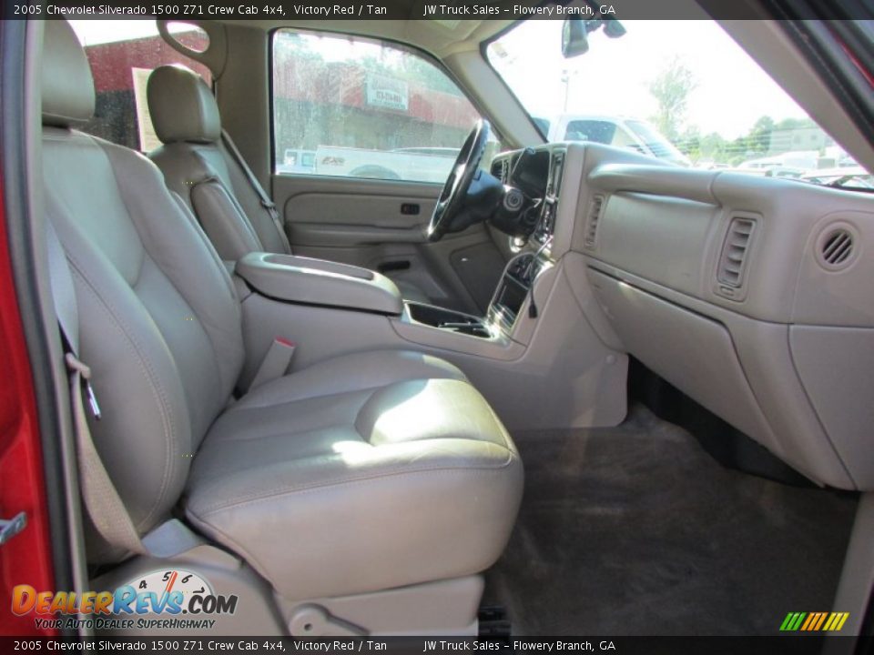 2005 Chevrolet Silverado 1500 Z71 Crew Cab 4x4 Victory Red / Tan Photo #14