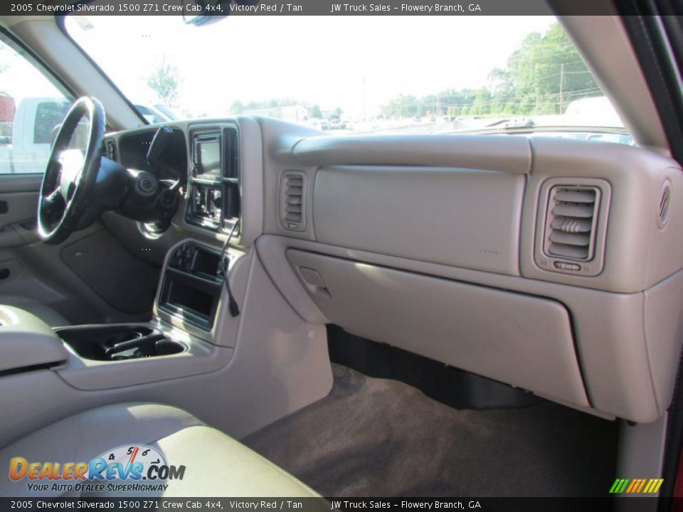 2005 Chevrolet Silverado 1500 Z71 Crew Cab 4x4 Victory Red / Tan Photo #15