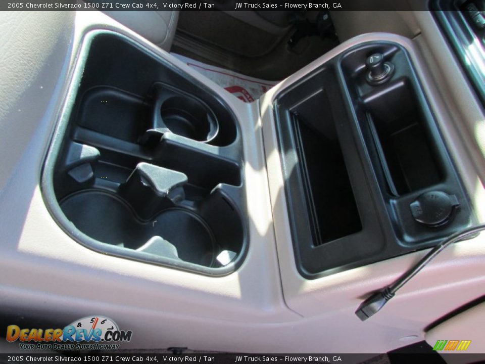 2005 Chevrolet Silverado 1500 Z71 Crew Cab 4x4 Victory Red / Tan Photo #20