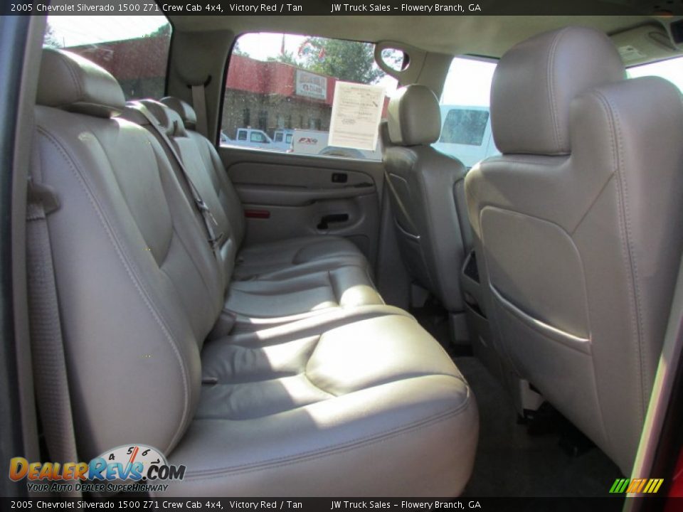 2005 Chevrolet Silverado 1500 Z71 Crew Cab 4x4 Victory Red / Tan Photo #35