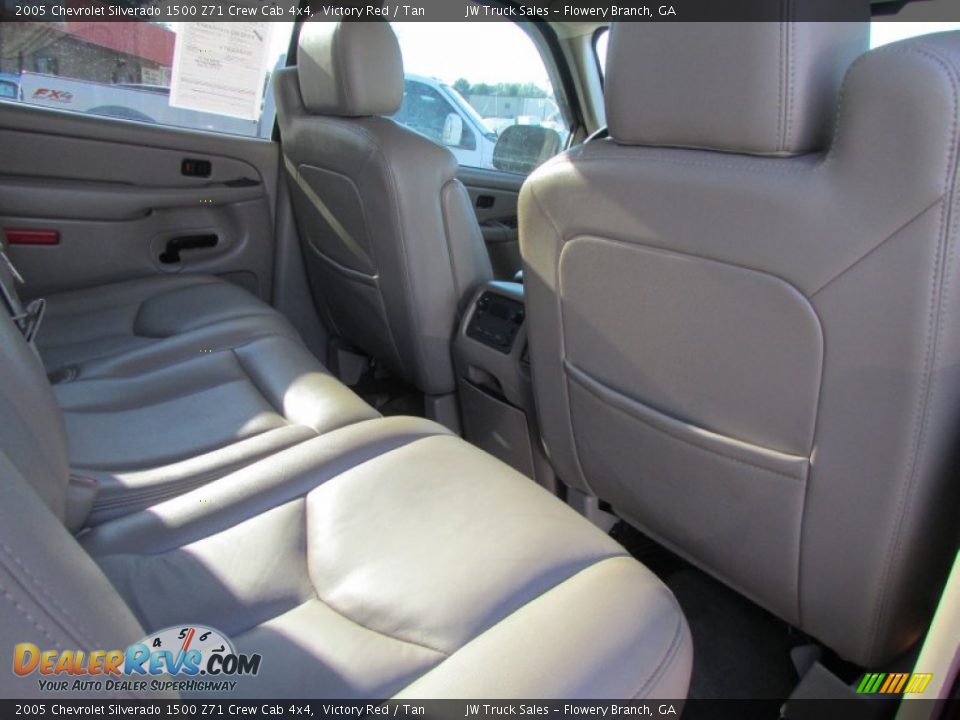 2005 Chevrolet Silverado 1500 Z71 Crew Cab 4x4 Victory Red / Tan Photo #36