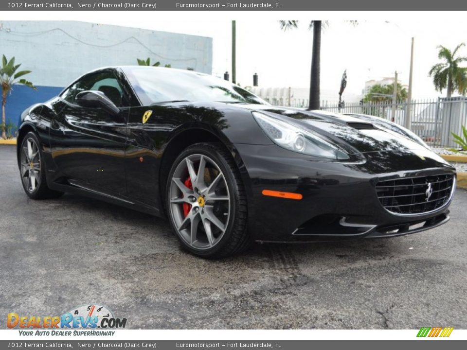 2012 Ferrari California Nero / Charcoal (Dark Grey) Photo #11