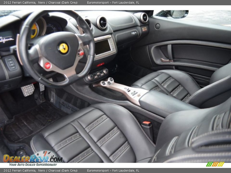 Charcoal (Dark Grey) Interior - 2012 Ferrari California  Photo #24