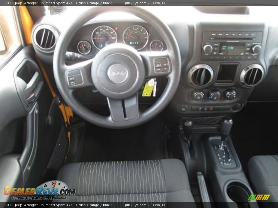 2012 Jeep Wrangler Unlimited Sport 4x4 Crush Orange / Black Photo #11