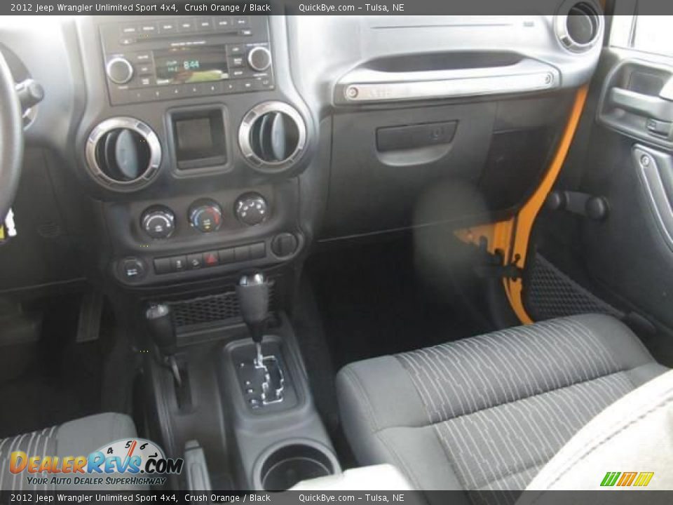 2012 Jeep Wrangler Unlimited Sport 4x4 Crush Orange / Black Photo #14
