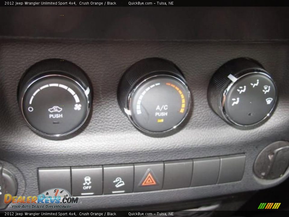 2012 Jeep Wrangler Unlimited Sport 4x4 Crush Orange / Black Photo #16