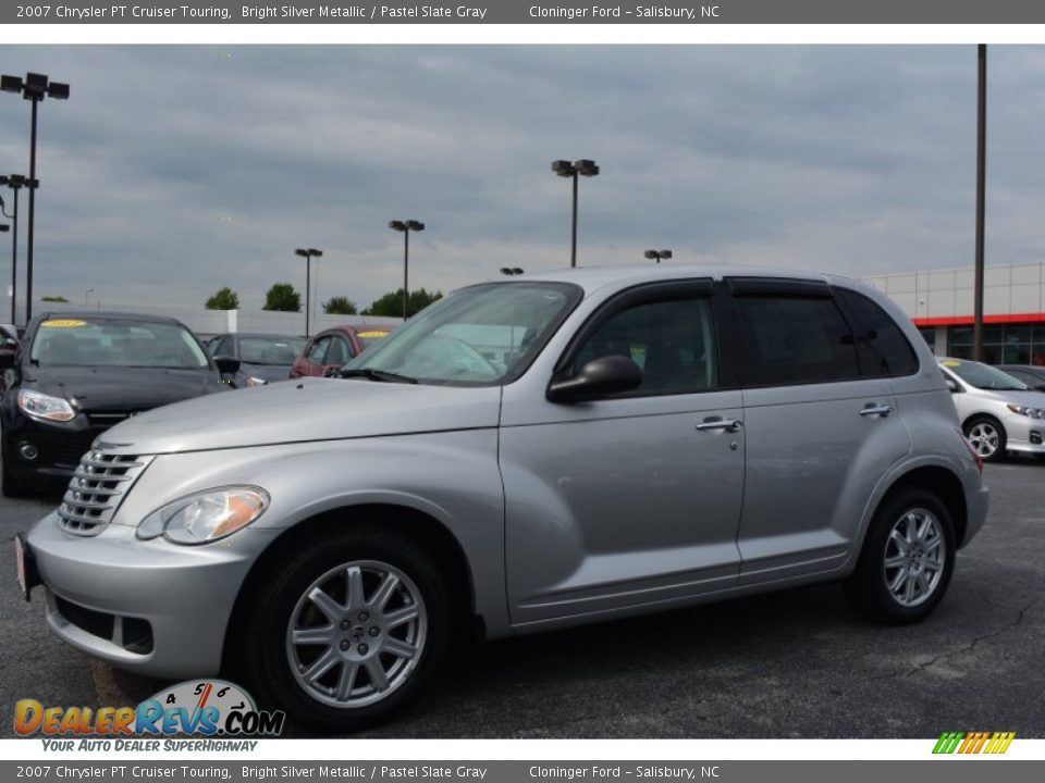 2007 Chrysler PT Cruiser Touring Bright Silver Metallic / Pastel Slate Gray Photo #3