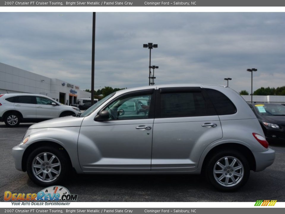 2007 Chrysler PT Cruiser Touring Bright Silver Metallic / Pastel Slate Gray Photo #6