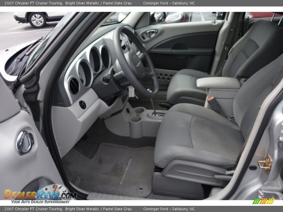 2007 Chrysler PT Cruiser Touring Bright Silver Metallic / Pastel Slate Gray Photo #9