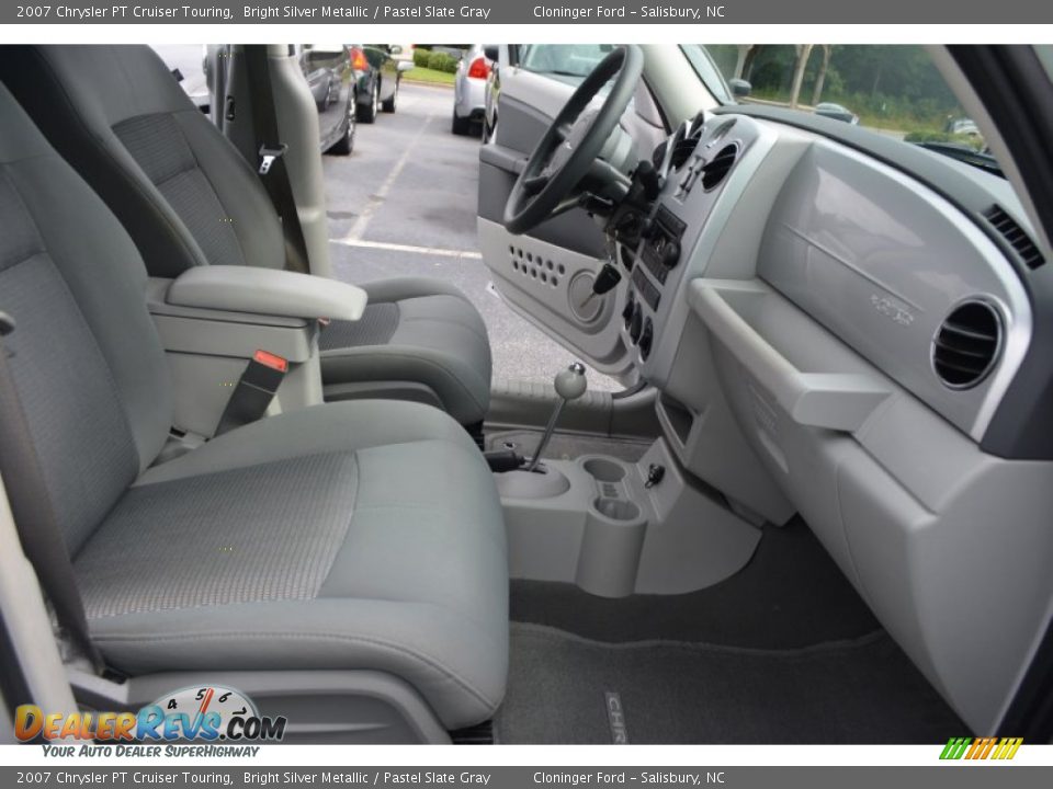 2007 Chrysler PT Cruiser Touring Bright Silver Metallic / Pastel Slate Gray Photo #14