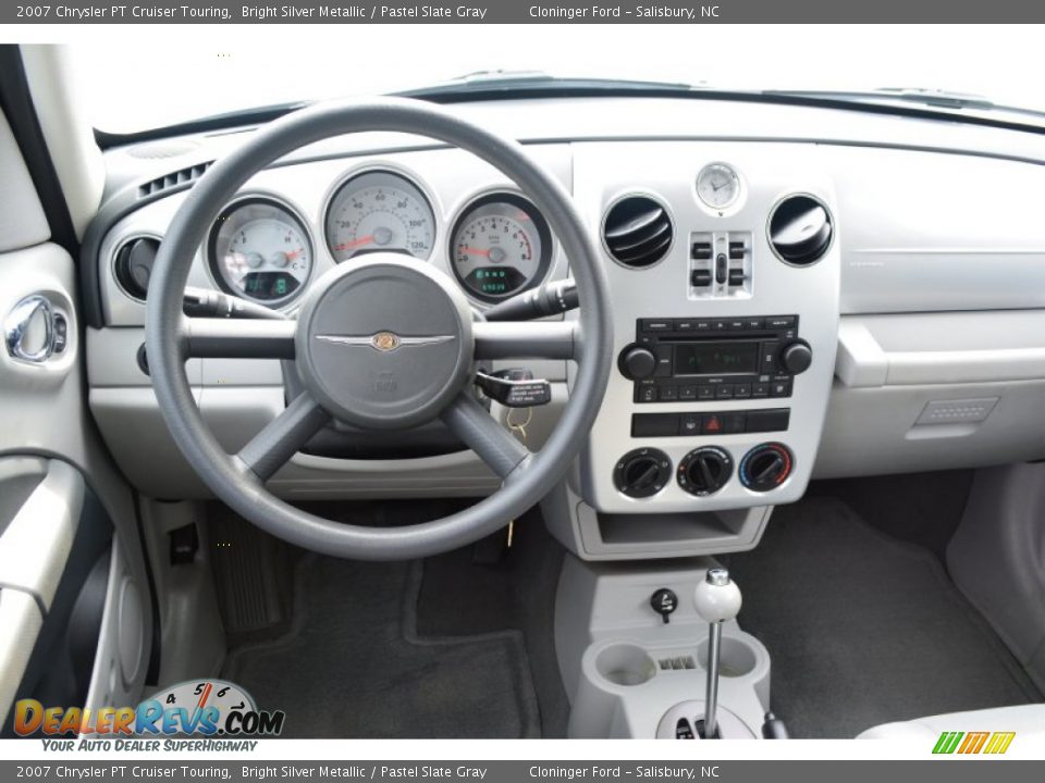 2007 Chrysler PT Cruiser Touring Bright Silver Metallic / Pastel Slate Gray Photo #16