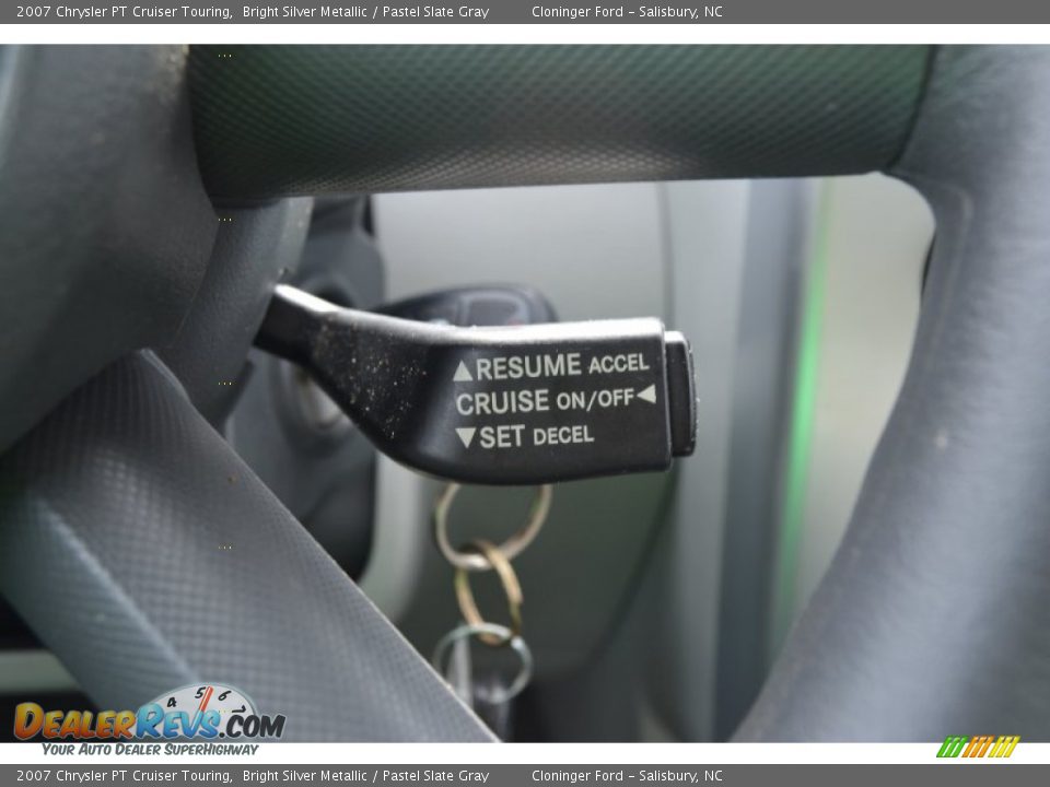 2007 Chrysler PT Cruiser Touring Bright Silver Metallic / Pastel Slate Gray Photo #20