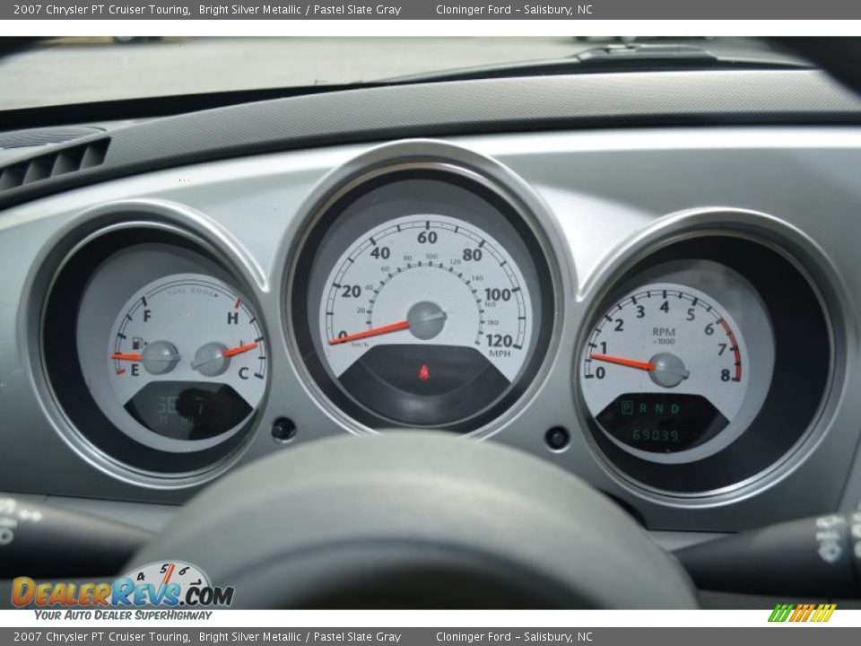2007 Chrysler PT Cruiser Touring Bright Silver Metallic / Pastel Slate Gray Photo #21