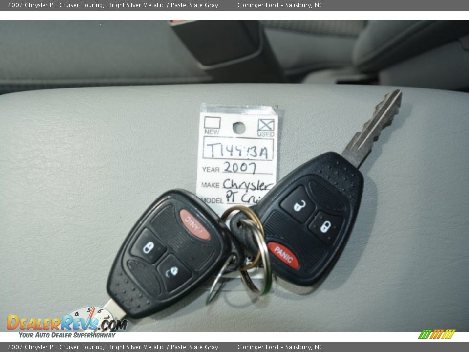 2007 Chrysler PT Cruiser Touring Bright Silver Metallic / Pastel Slate Gray Photo #23