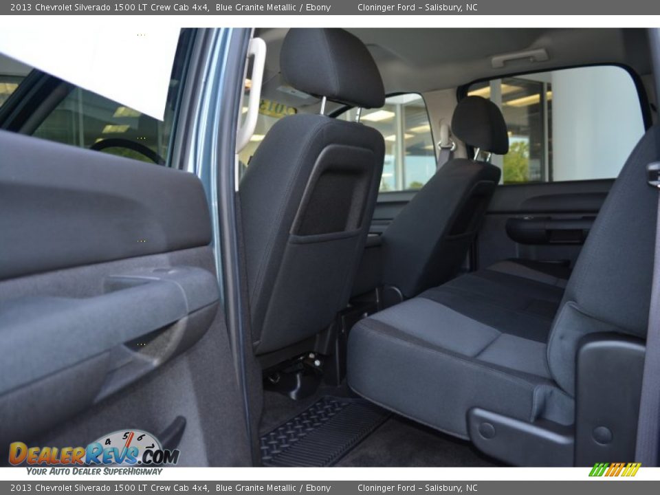 2013 Chevrolet Silverado 1500 LT Crew Cab 4x4 Blue Granite Metallic / Ebony Photo #11