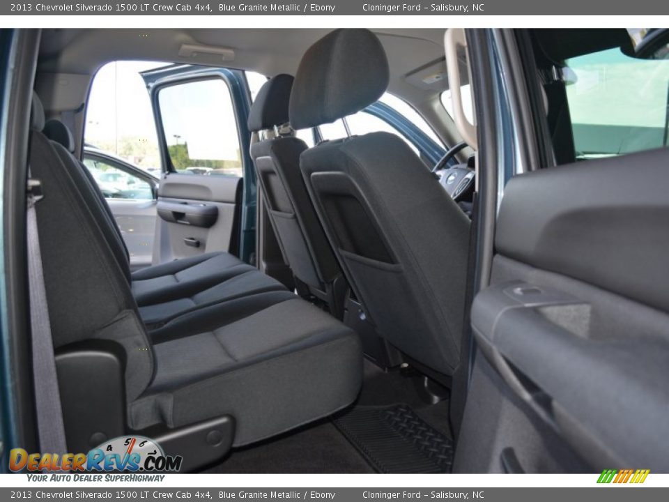 2013 Chevrolet Silverado 1500 LT Crew Cab 4x4 Blue Granite Metallic / Ebony Photo #12