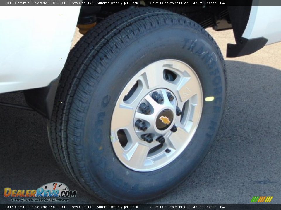 2015 Chevrolet Silverado 2500HD LT Crew Cab 4x4 Summit White / Jet Black Photo #3