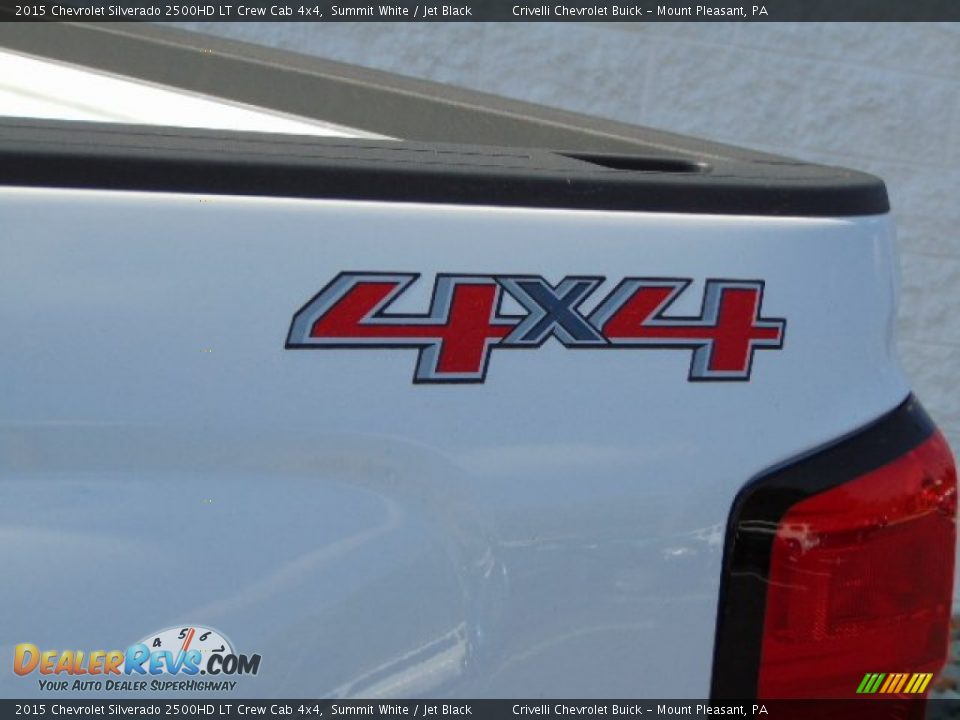 2015 Chevrolet Silverado 2500HD LT Crew Cab 4x4 Summit White / Jet Black Photo #4