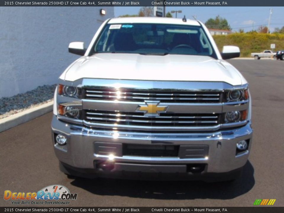 2015 Chevrolet Silverado 2500HD LT Crew Cab 4x4 Summit White / Jet Black Photo #5
