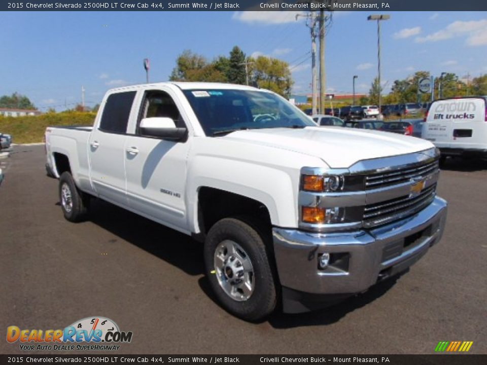 2015 Chevrolet Silverado 2500HD LT Crew Cab 4x4 Summit White / Jet Black Photo #6