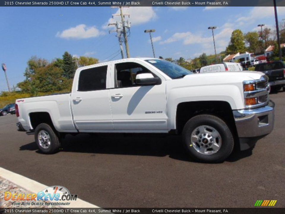 2015 Chevrolet Silverado 2500HD LT Crew Cab 4x4 Summit White / Jet Black Photo #7