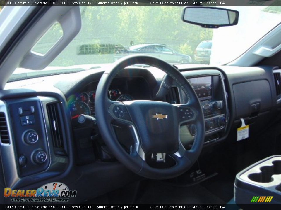 2015 Chevrolet Silverado 2500HD LT Crew Cab 4x4 Summit White / Jet Black Photo #9