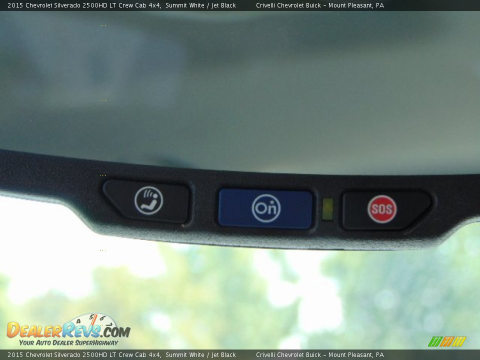 2015 Chevrolet Silverado 2500HD LT Crew Cab 4x4 Summit White / Jet Black Photo #16