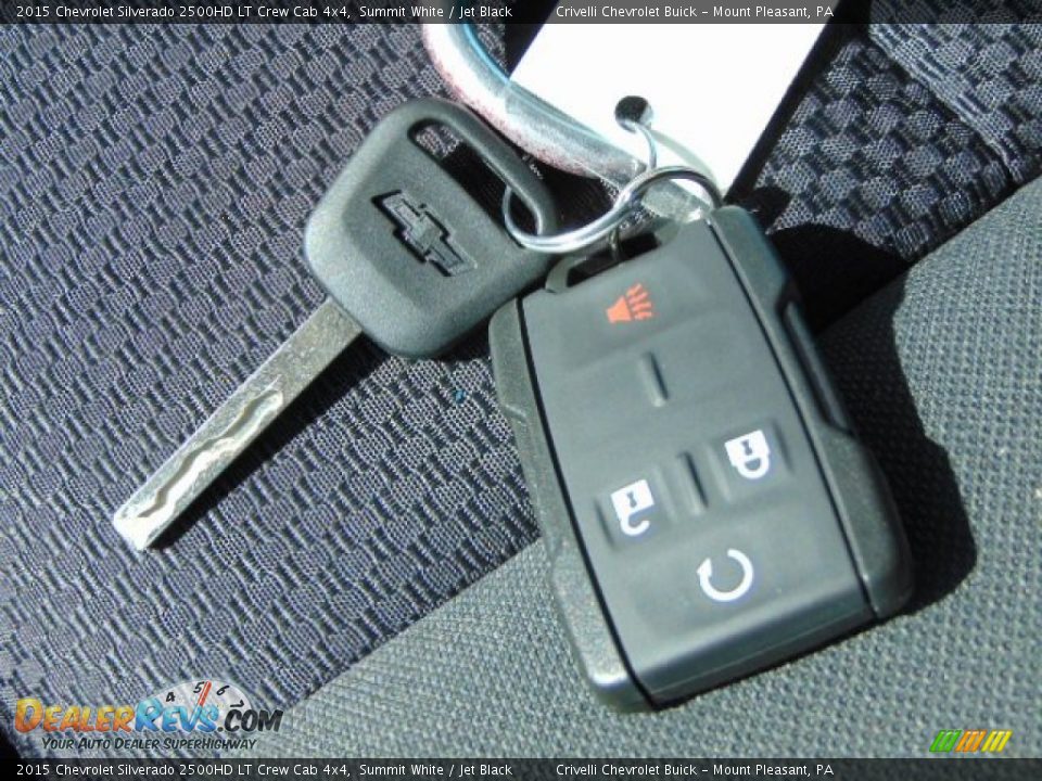2015 Chevrolet Silverado 2500HD LT Crew Cab 4x4 Summit White / Jet Black Photo #18