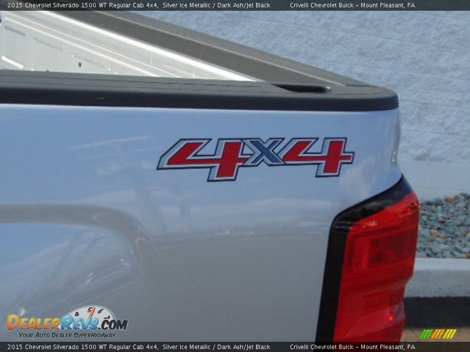 2015 Chevrolet Silverado 1500 WT Regular Cab 4x4 Silver Ice Metallic / Dark Ash/Jet Black Photo #5