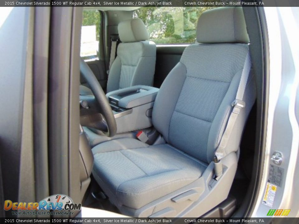 2015 Chevrolet Silverado 1500 WT Regular Cab 4x4 Silver Ice Metallic / Dark Ash/Jet Black Photo #9