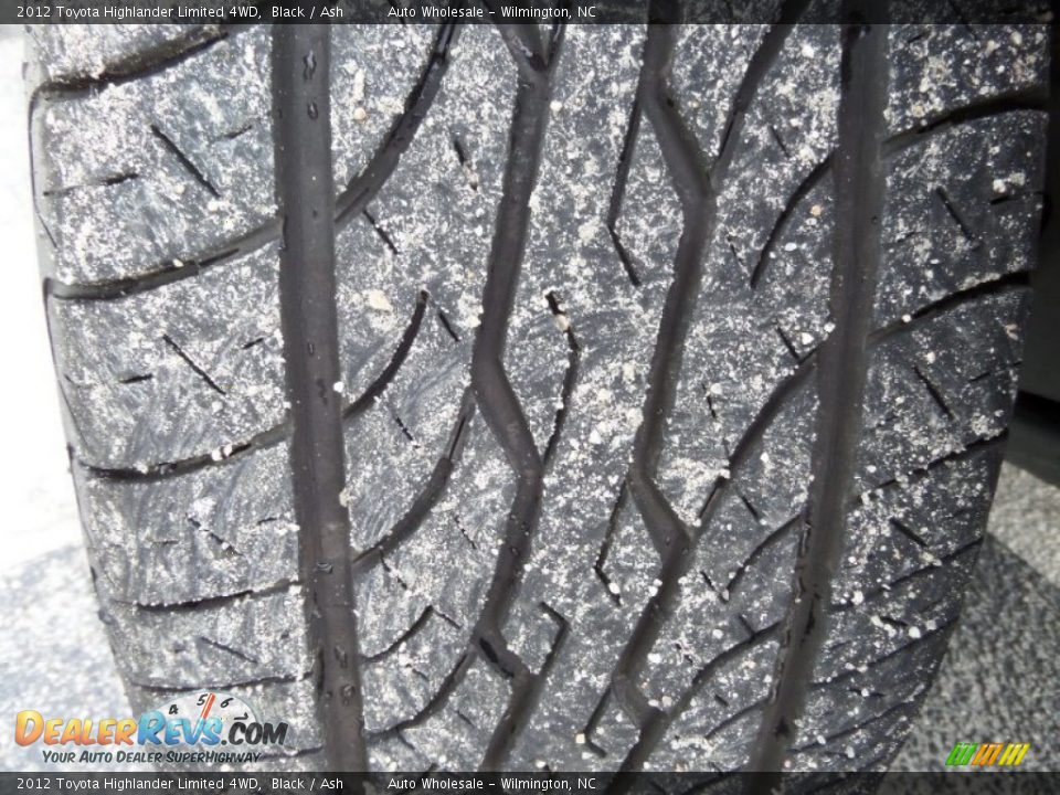2012 Toyota Highlander Limited 4WD Black / Ash Photo #9