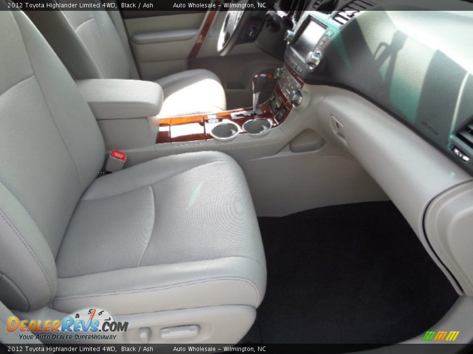 2012 Toyota Highlander Limited 4WD Black / Ash Photo #13