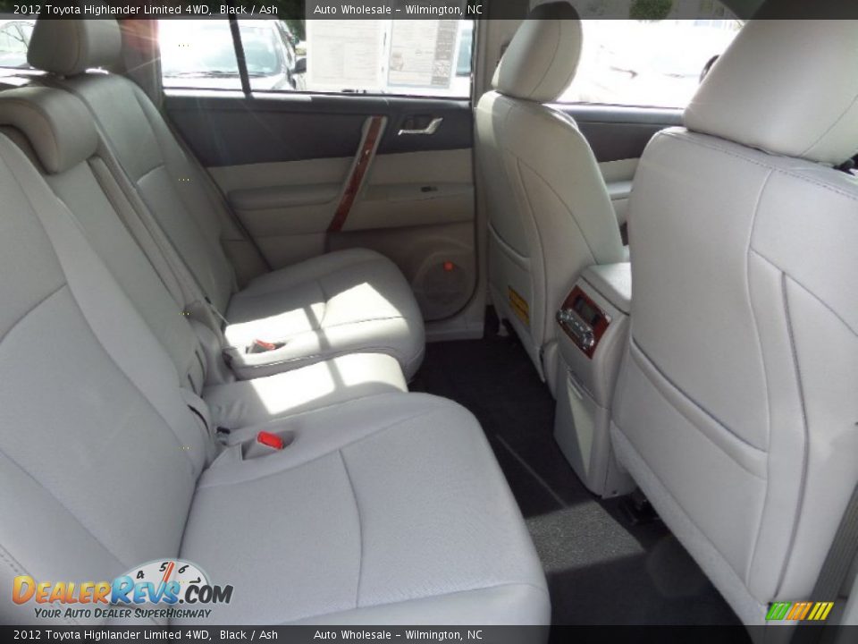 2012 Toyota Highlander Limited 4WD Black / Ash Photo #14