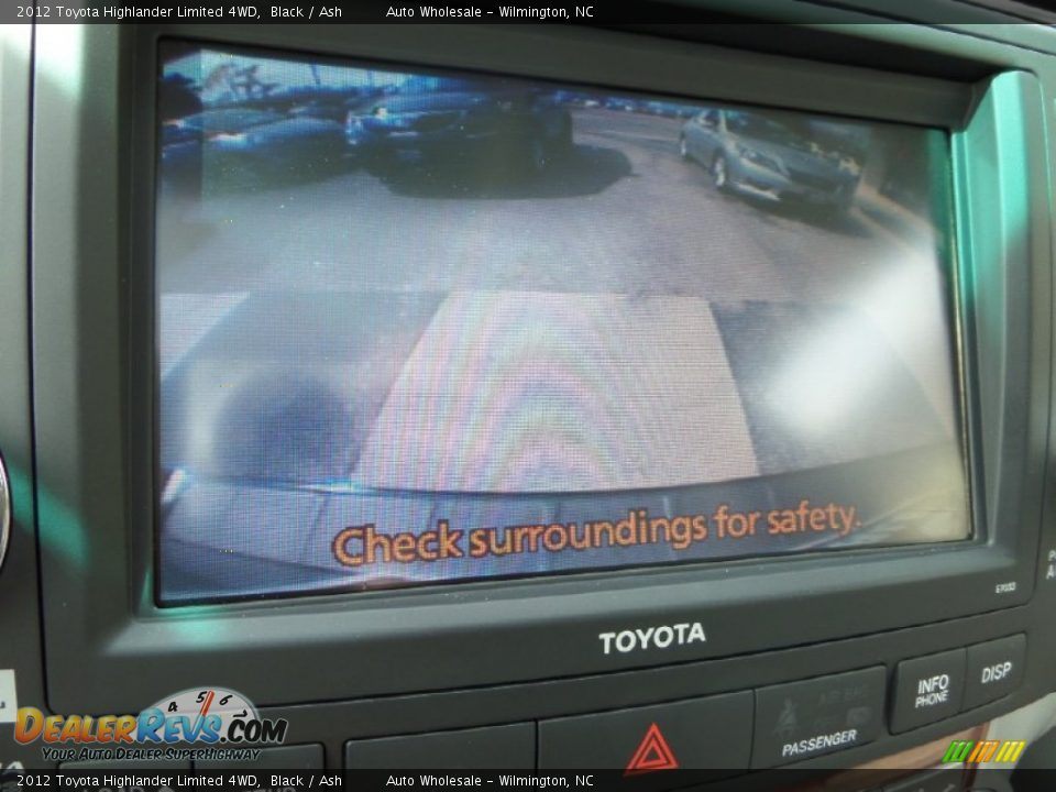 2012 Toyota Highlander Limited 4WD Black / Ash Photo #19