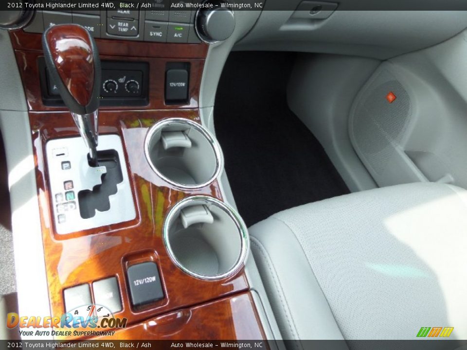 2012 Toyota Highlander Limited 4WD Black / Ash Photo #20