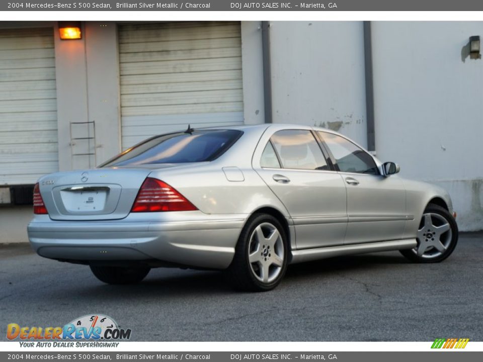 2004 Mercedes-Benz S 500 Sedan Brilliant Silver Metallic / Charcoal Photo #29