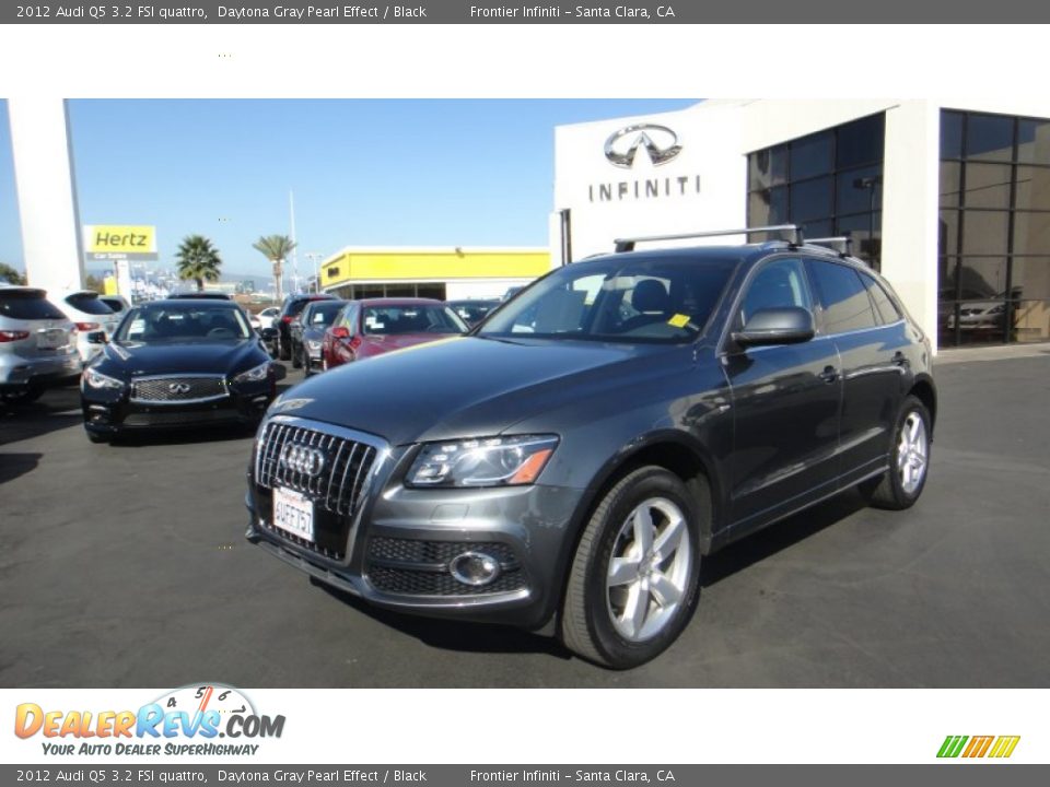2012 Audi Q5 3.2 FSI quattro Daytona Gray Pearl Effect / Black Photo #1