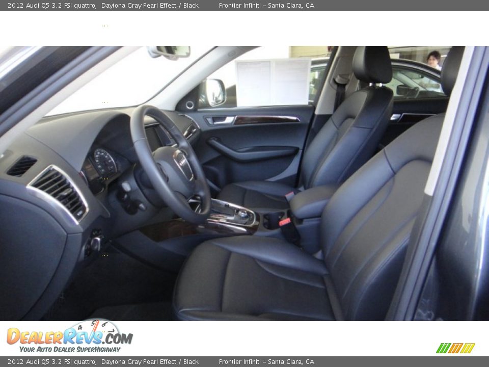 2012 Audi Q5 3.2 FSI quattro Daytona Gray Pearl Effect / Black Photo #11