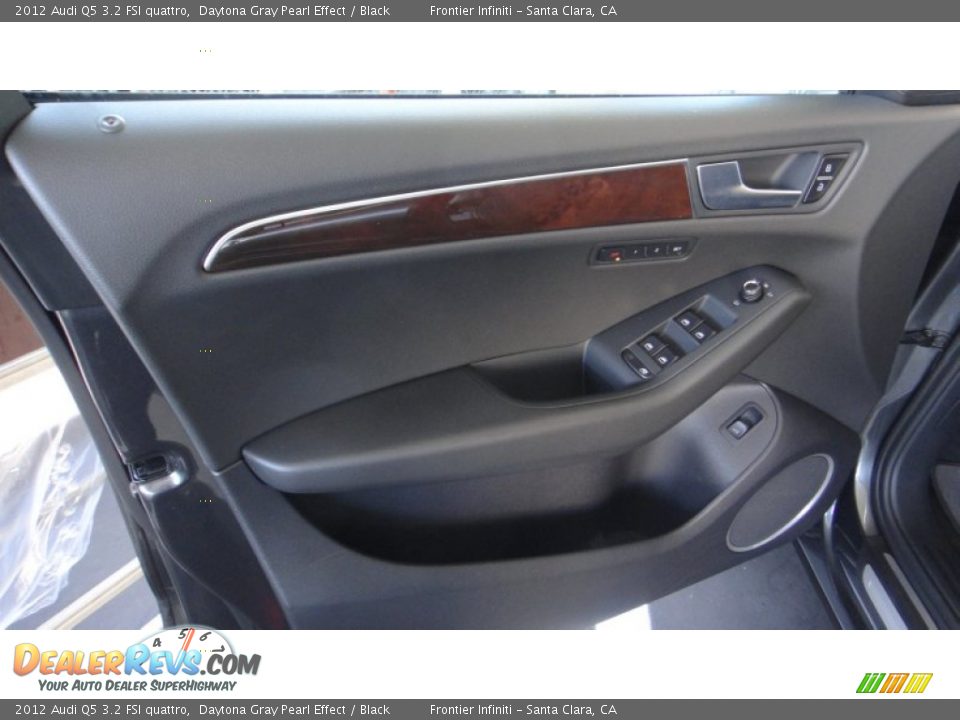 2012 Audi Q5 3.2 FSI quattro Daytona Gray Pearl Effect / Black Photo #12