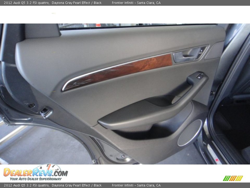 2012 Audi Q5 3.2 FSI quattro Daytona Gray Pearl Effect / Black Photo #14