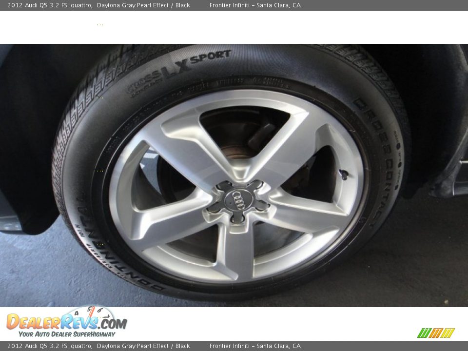 2012 Audi Q5 3.2 FSI quattro Daytona Gray Pearl Effect / Black Photo #17