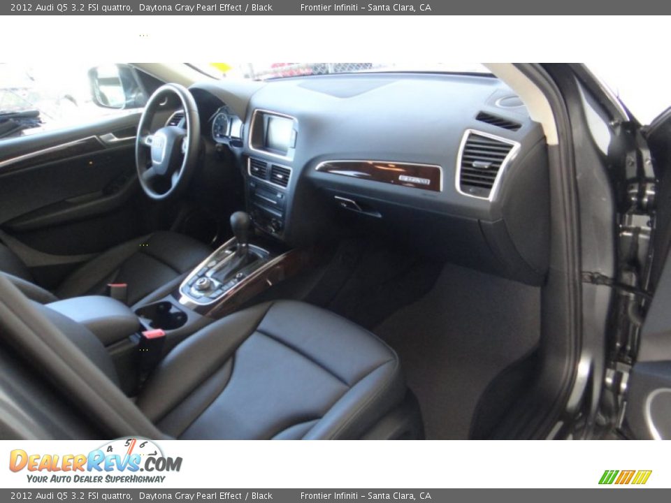 2012 Audi Q5 3.2 FSI quattro Daytona Gray Pearl Effect / Black Photo #19